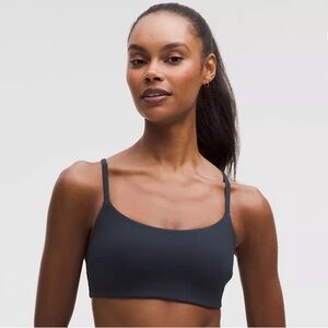 Lululemon Wunder Train Strappy Racer Bra Light Support C/D Cup EUC